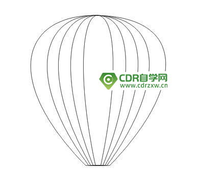 CDR 软件绘制一个绿色热气球实例教程步骤