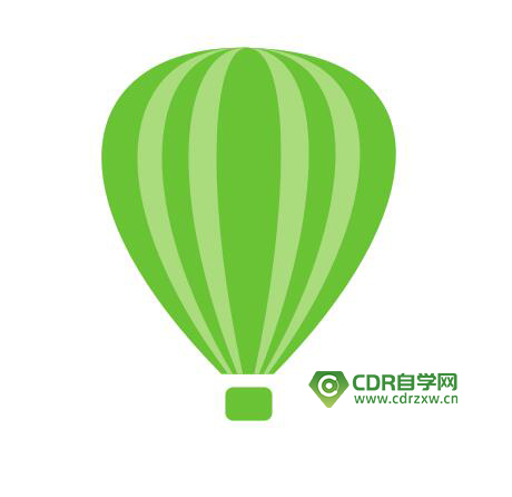 CDR 软件绘制一个绿色热气球实例教程步骤